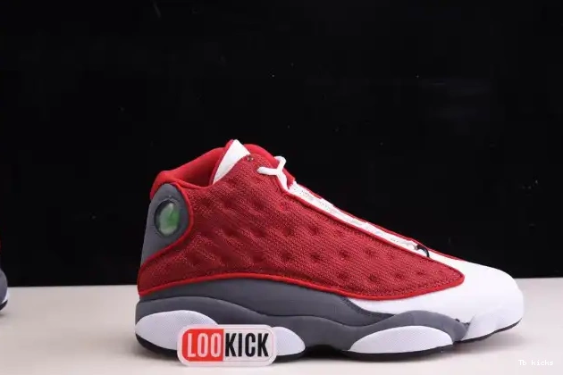 Reps TBK Jordan Grey Flint 414571-600 Retro 13 Air Red Gym 0416